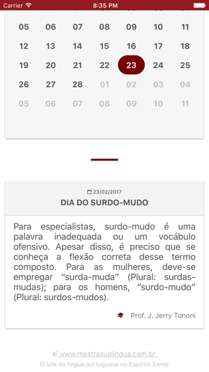 Calendário Gramatical(圖3)-速報App