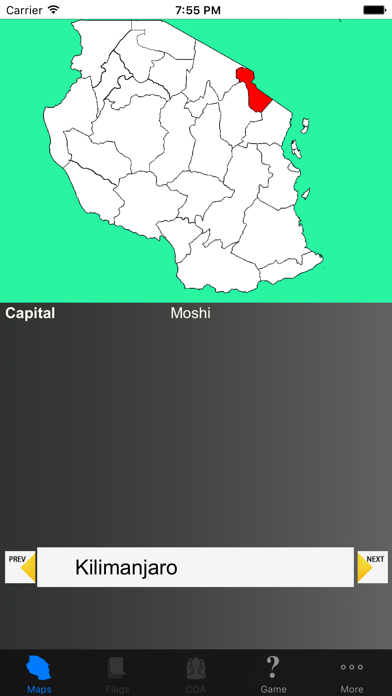 How to cancel & delete Tanzania Region Maps and Capitals from iphone & ipad 1