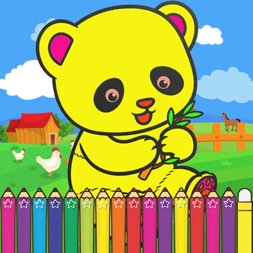 Panda Coloring Games for kids Icon