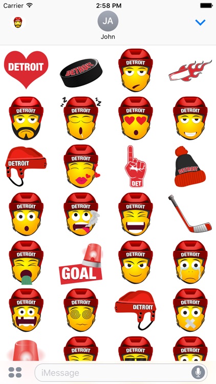 Detroit Hockey Stickers & Emojis screenshot-3