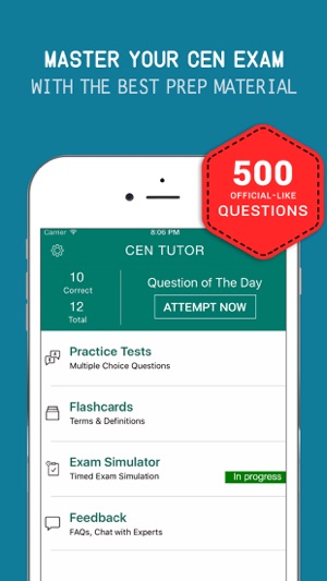 CEN Practice Exam Prep 2017 – Q&A Flashcards(圖1)-速報App