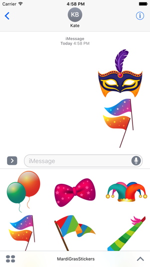 Mardi Gras Sticker Pack - Fat Tuesday Fun!(圖4)-速報App