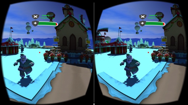 VR Santa Snowball