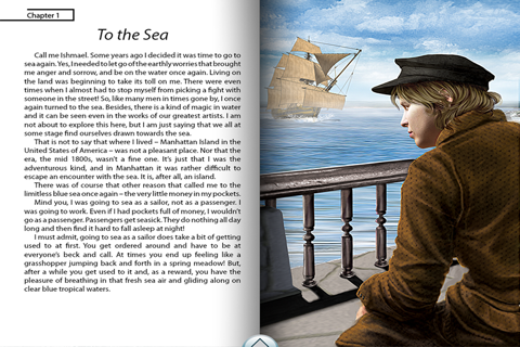 Moby Dick Reader screenshot 2