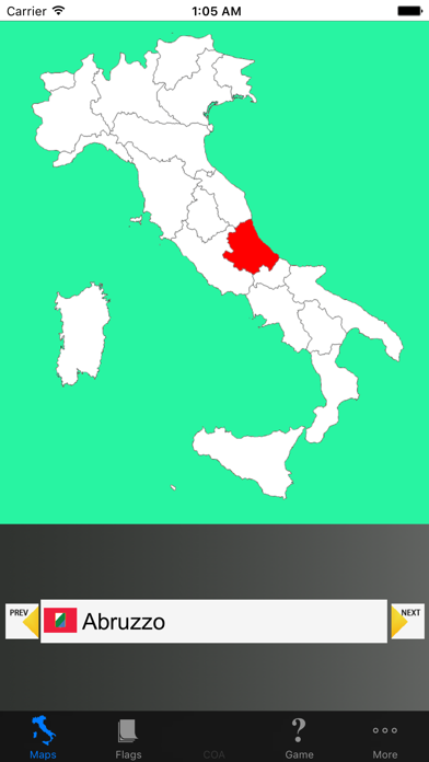 How to cancel & delete Italy Region Maps and Flags from iphone & ipad 1