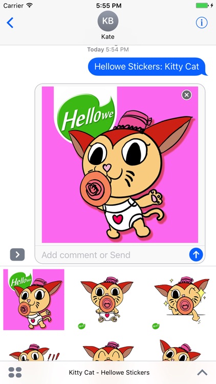 Hellowe Stickers: Kitty Cat