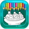 Coloring Book For Kids Draw Ice Cream Version