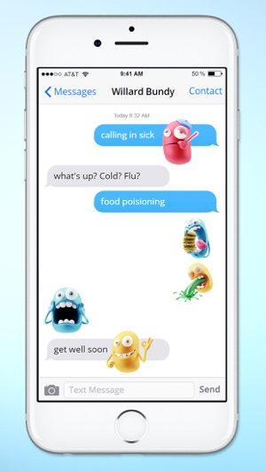 Silly 3D Monster Emojis Sticker Pack(圖2)-速報App