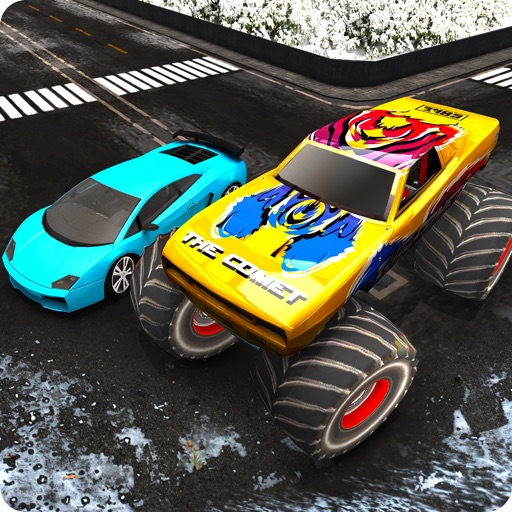 Crazy 4x4 Monster Truck Racer 2017-Stunt Racing 3D iOS App