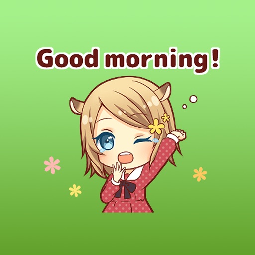 Lyric The Cute Hamster Girl English Stickers iOS App