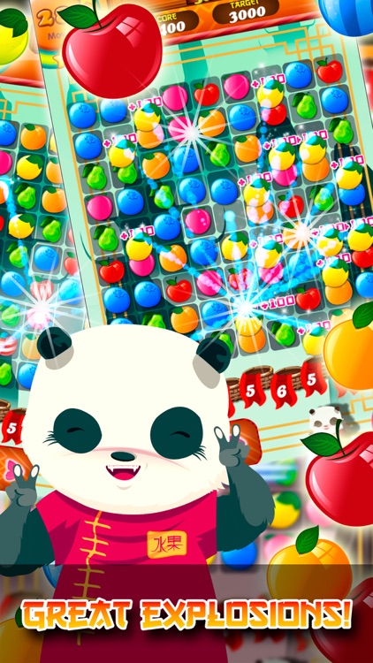 Panda Fruit Harvest Free Match 3