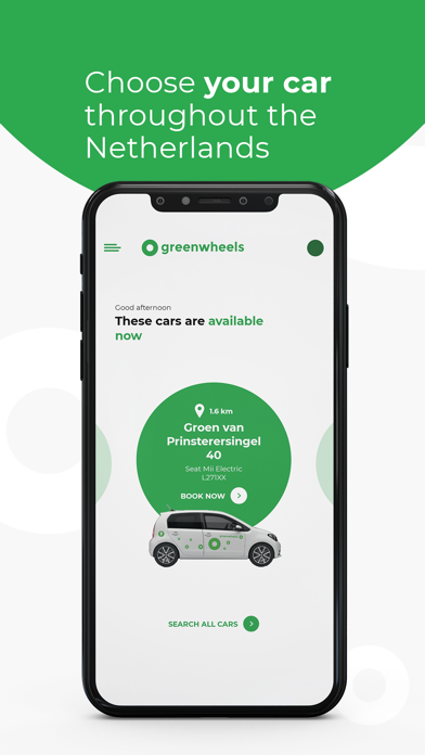 Greenwheels - Autodelen screenshot 2