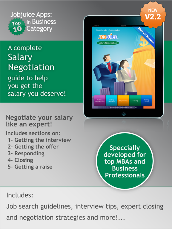 Jobjuice-Salary Negotiation Screenshots