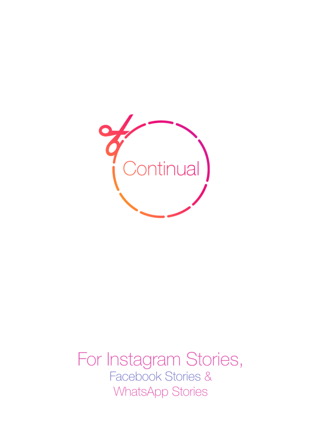 Continuous 2 للحصول على لقطة شاشة في Instagram