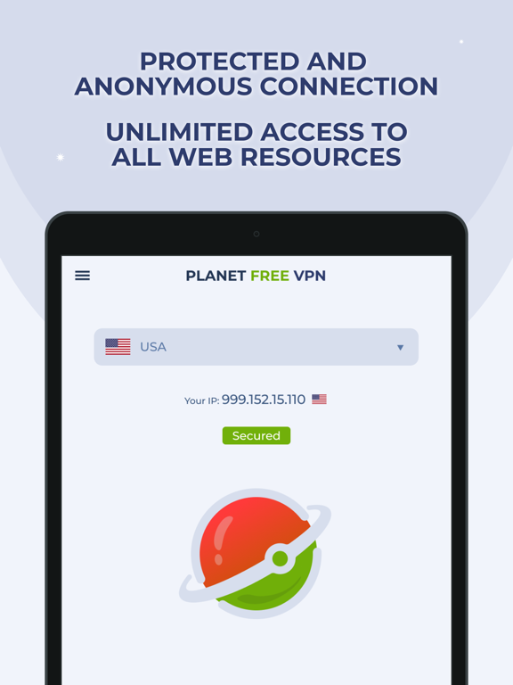 Free VPN Proxy by Planet VPN screenshot 3