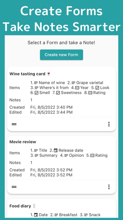 FormNote easy-to-use Note App screenshot-3