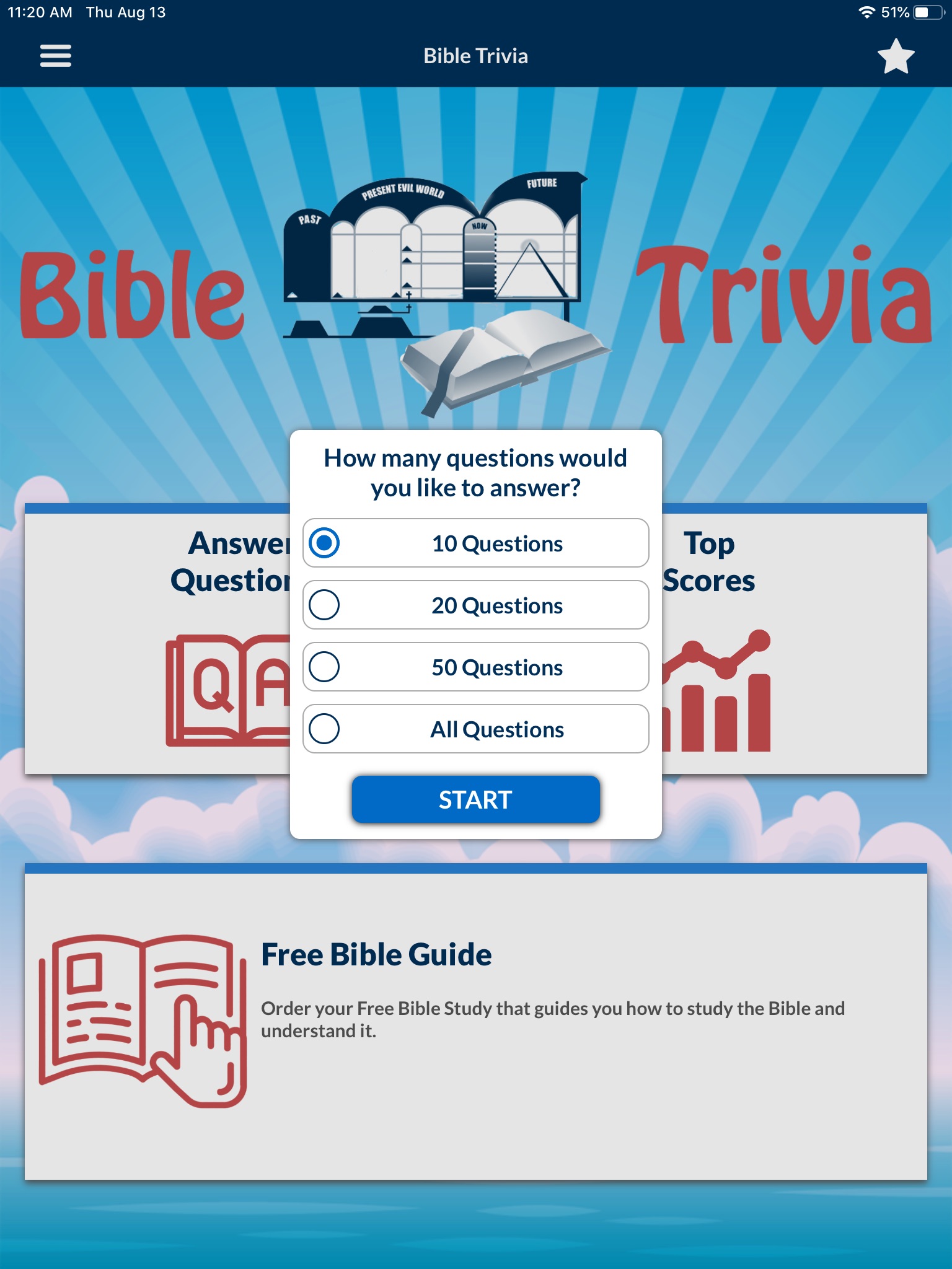 Bible Trivia Quiz - No Ads screenshot 2