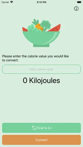 Game screenshot Calorie Count: KJ to Calorie hack