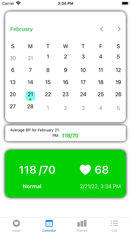 Blood Pressure App & Log screenshot-5