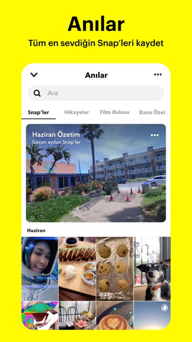 Snapchat iphone ekran görüntüleri