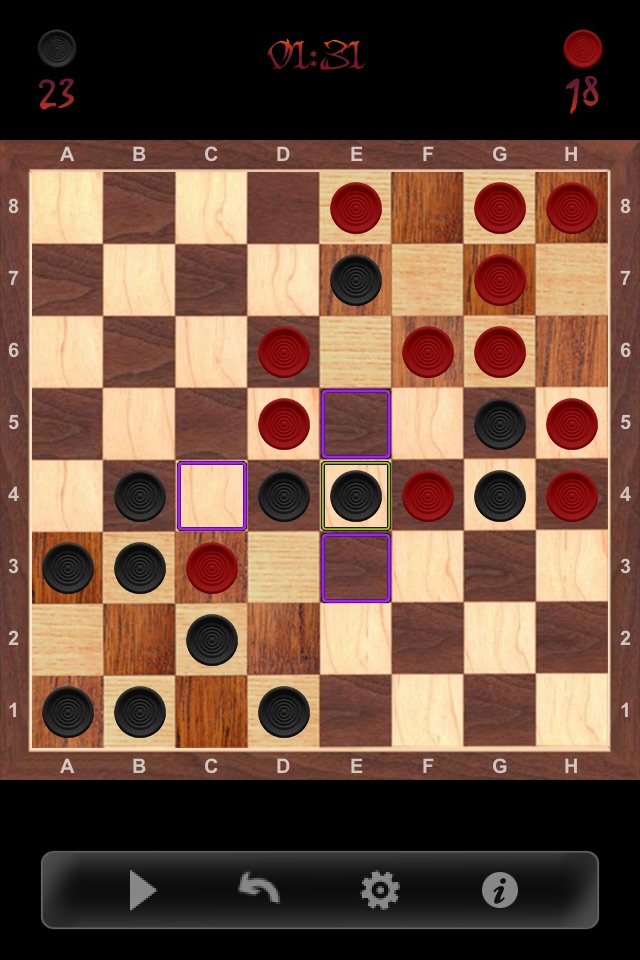Corner Checkers! screenshot 2