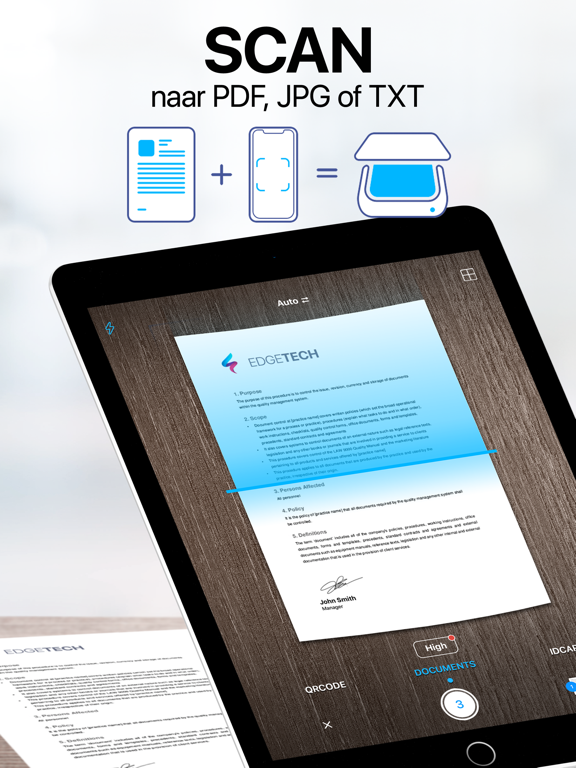 iScanner: PDF-Scanner iPad app afbeelding 1