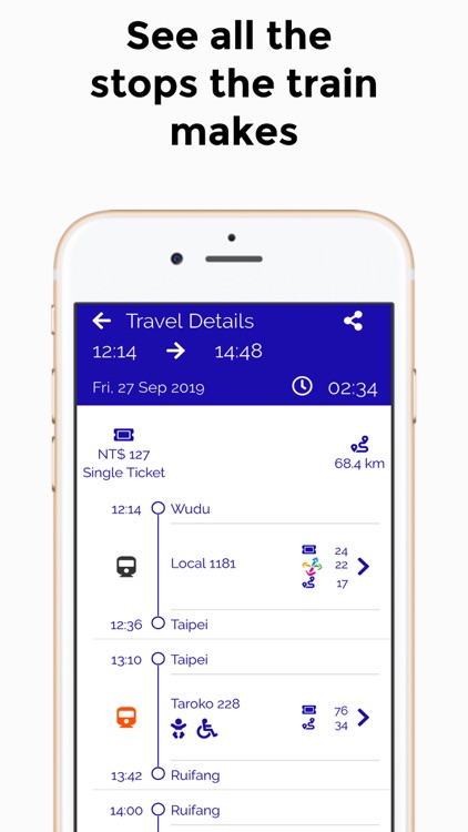 Taiwan Railway Route Planner screenshot-3