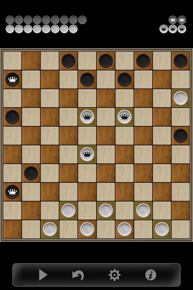 Checkers 10x10 screenshot 2