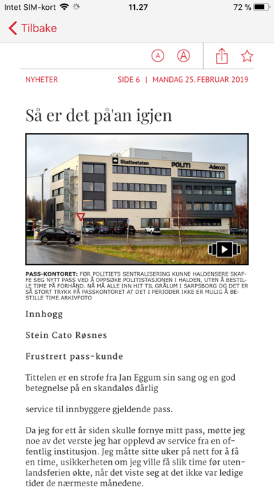 Halden Arbeiderblad eAvis screenshot 3