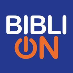 Ícone do app BibliON: é gratuita, é de SP