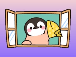 Cute Penguin 10 Stickers pack