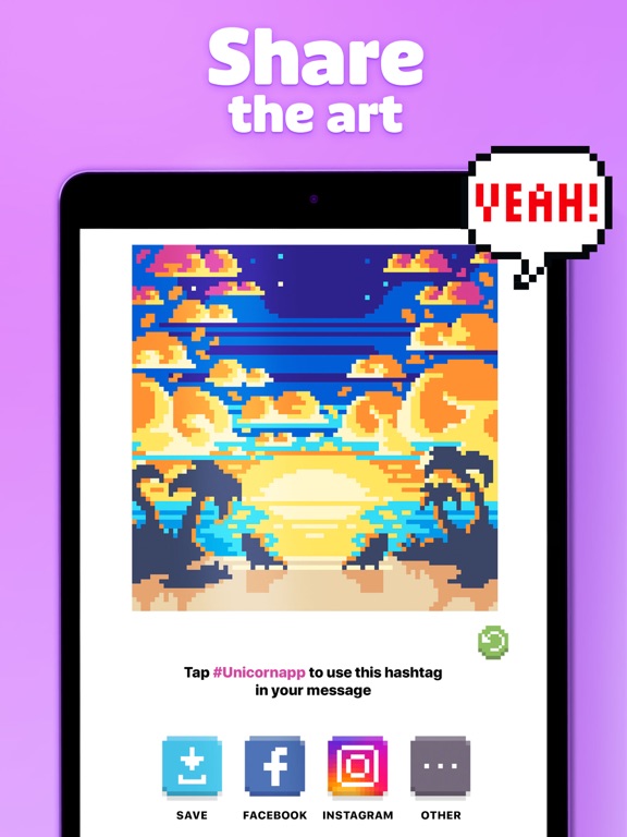 UNICORN - Kleuren op nummer iPad app afbeelding 7