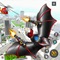 Icon Flying Bat Car Robot Games
