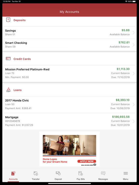 Mission Fed Mobile Banking screenshot 3