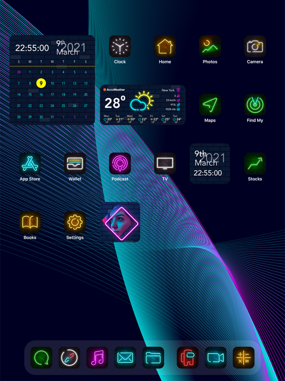 Iconic: Icon Themer & Widgets screenshot 2