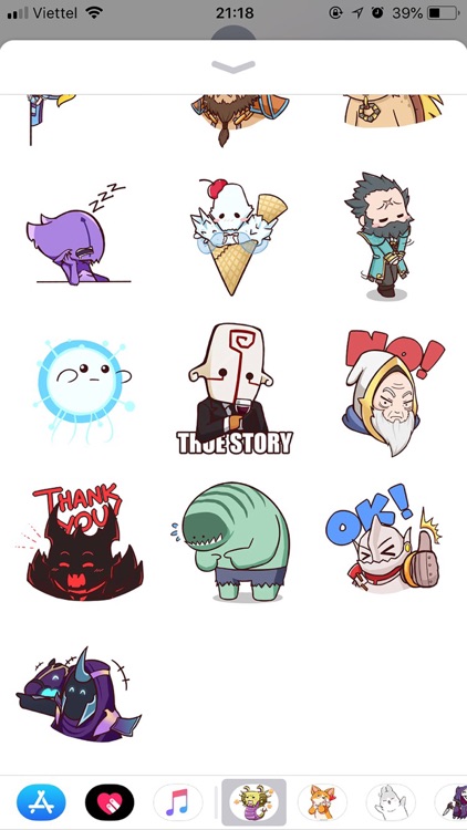 Dota Pun Emoji Funny Stickers