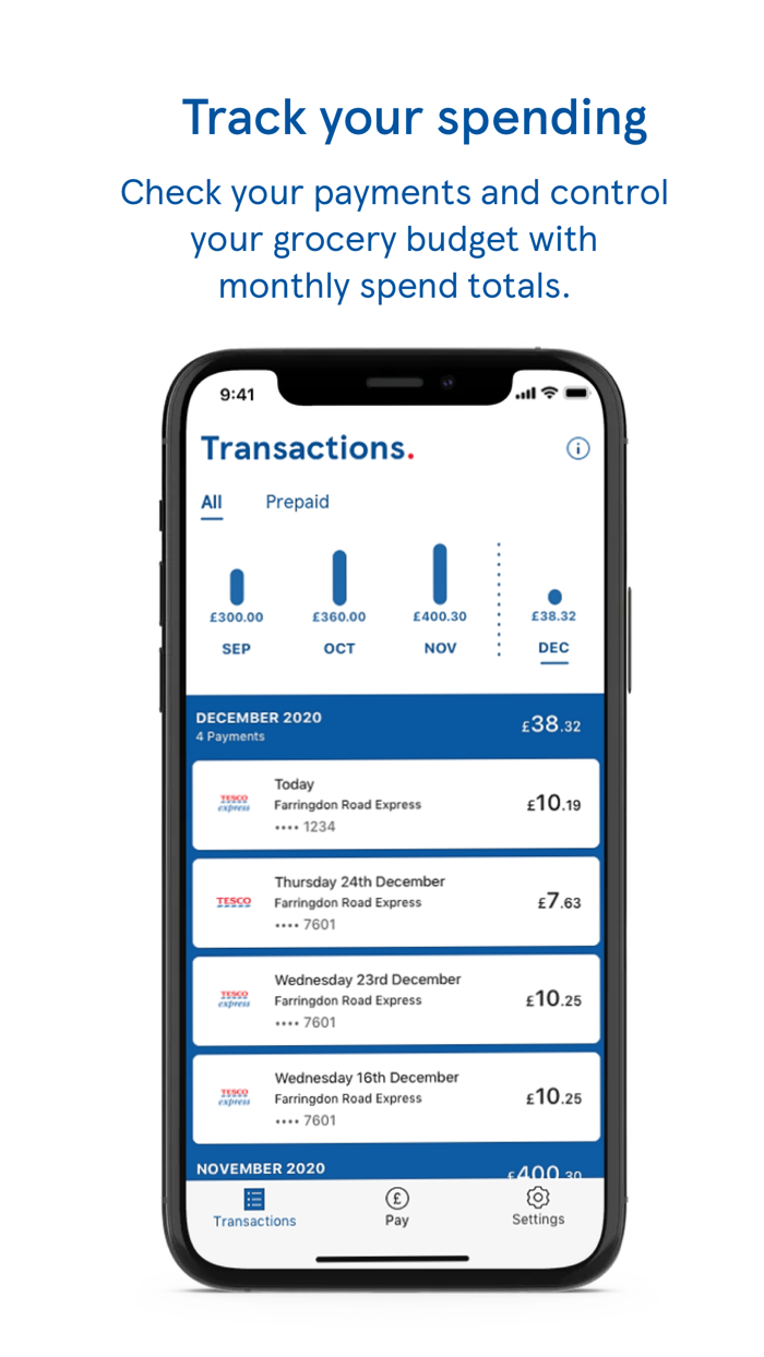 Tesco Pay for simple checkout
