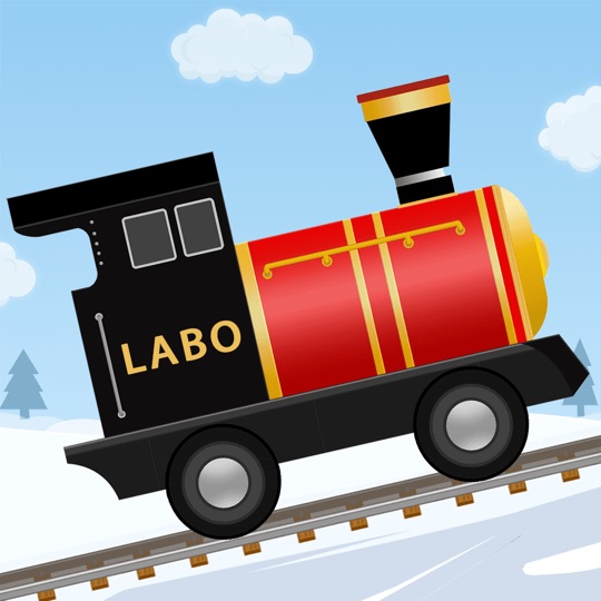 クリスマストレイン：子供向けゲーム:子供の電車と鉄道のゲーム