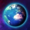 Icon Globe Planet 3D - Earth Map