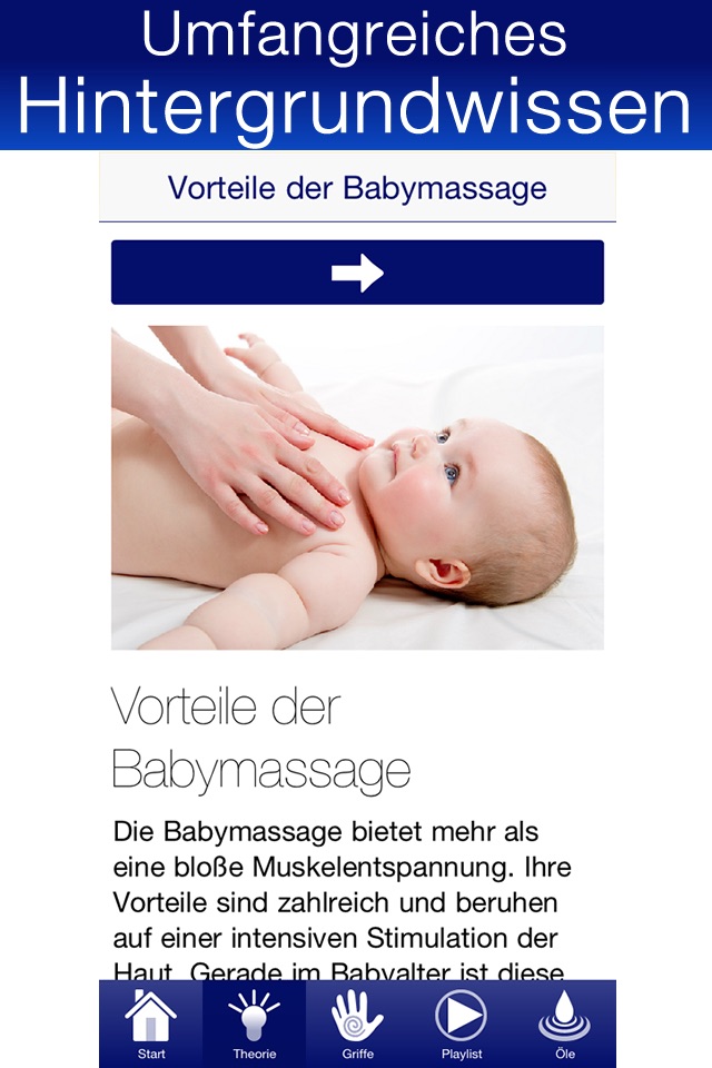 Babymassage mit Audioguide PRO screenshot 3