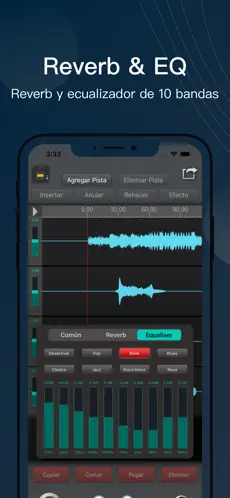Captura 2 Editor de audio - SoundLab iphone