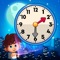 Telling Time Academy is great for kids from ages 3 to 12 and comes in 5 difficulty levels so that it helps kids master telling time progressively