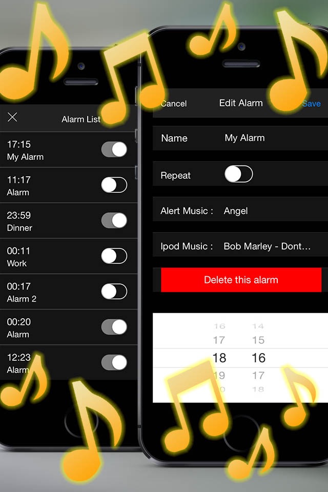 Digital Alarm Clock Simple screenshot 3
