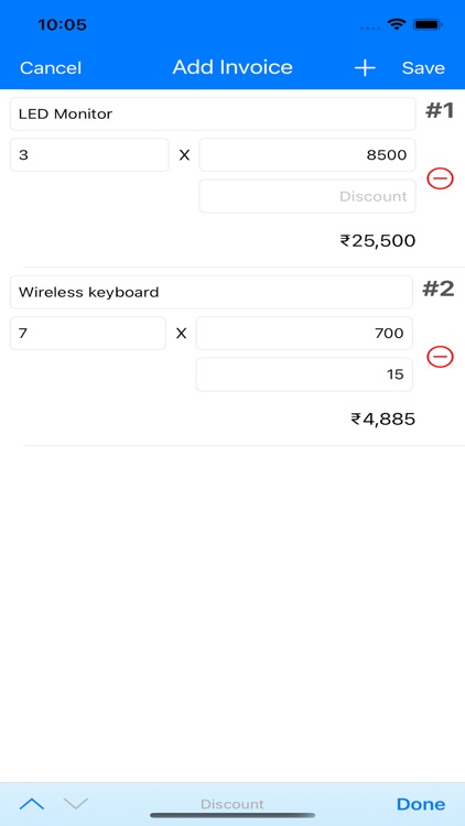 Cash Counter - Easy Invoice