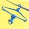 Slide your hanger through the garden and avoid the obstacles