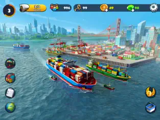 Screenshot 3 Port City: Gestión de barcos iphone