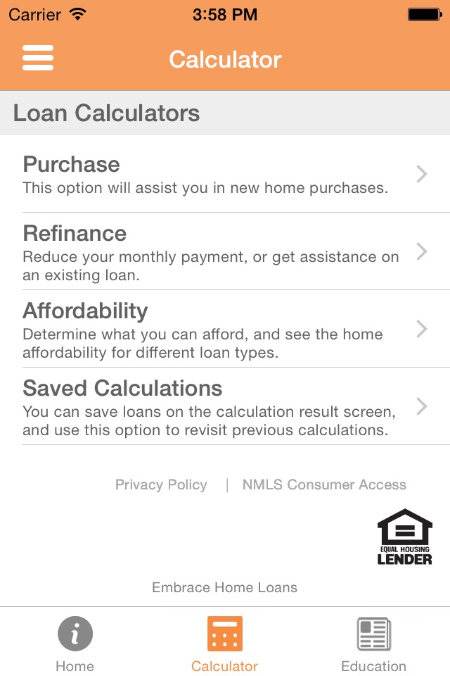 Embrace Home Loans eSNAPP screenshot 4