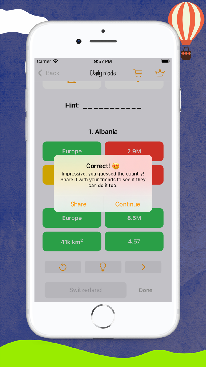 Country Quiz Geography Guess