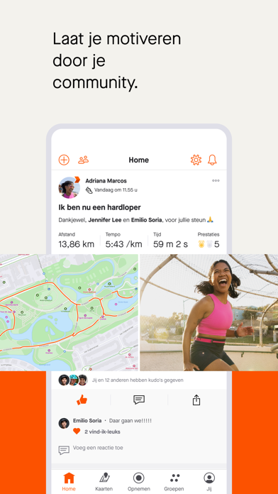 Strava: hardlopen en fietsen iPhone app afbeelding 3