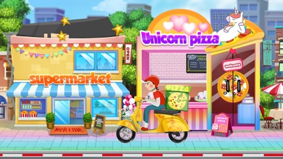 Unicorn Pizza - Rainbow Candy screenshot 2
